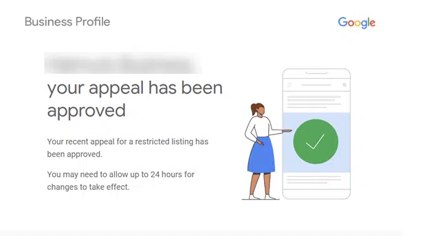 Google Business Profile Suspended